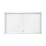 thumbnail of Rocada Vitrine com portas de correr e interior de quadro branco - magnética - 18 folhas A4 (18xA4)