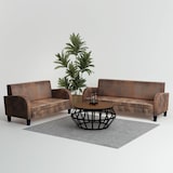 thumbnail of vidaXL Sofa-Set 2-tlg. Kunstleder in Wildleder-Optik Braun