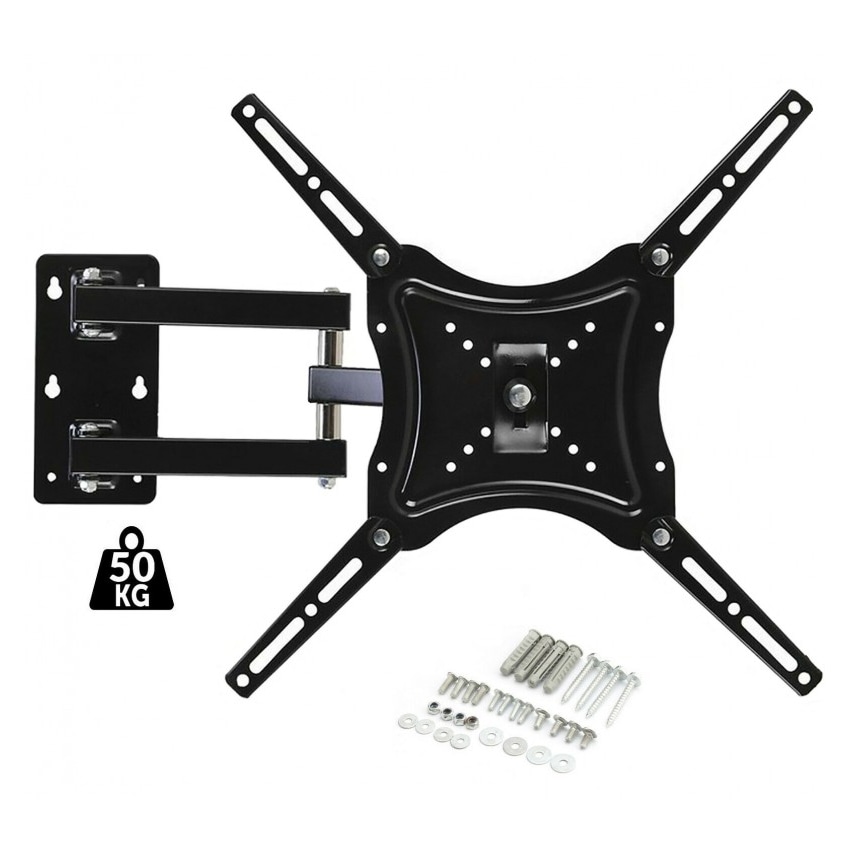 Soporte para TV Televisor 32" a 55" Pulgadas Giratorio Inclinable de Pared Universal televisión Smart LCD Monitores 50kg