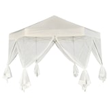 thumbnail of vidaXL Partytent pop-up zeshoekig met 6 zijwanden 3,6x3,1 m crèmewit