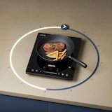 thumbnail of CIARRA enkele inductiekookplaat Inductiekookplaat met 8 kookniveaus VM1TIH