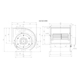 thumbnail of Combisteel Radialventilator mit 4250 m³/h und 7,7 Ampere