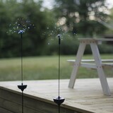 thumbnail of LED Solarstab FEUERWERK Gartendeko 90 bunte LED  100cm Lichtsensor