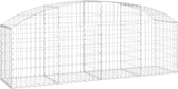 thumbnail of vidaXL Gabione mit Hochbogen 200x50x60/80 cm Verzinktes Eisen