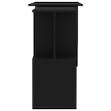 thumbnail of Bureau d'angle Noir 200x50x76 cm Bois d’ingénierie Modèle Nova Scandinave