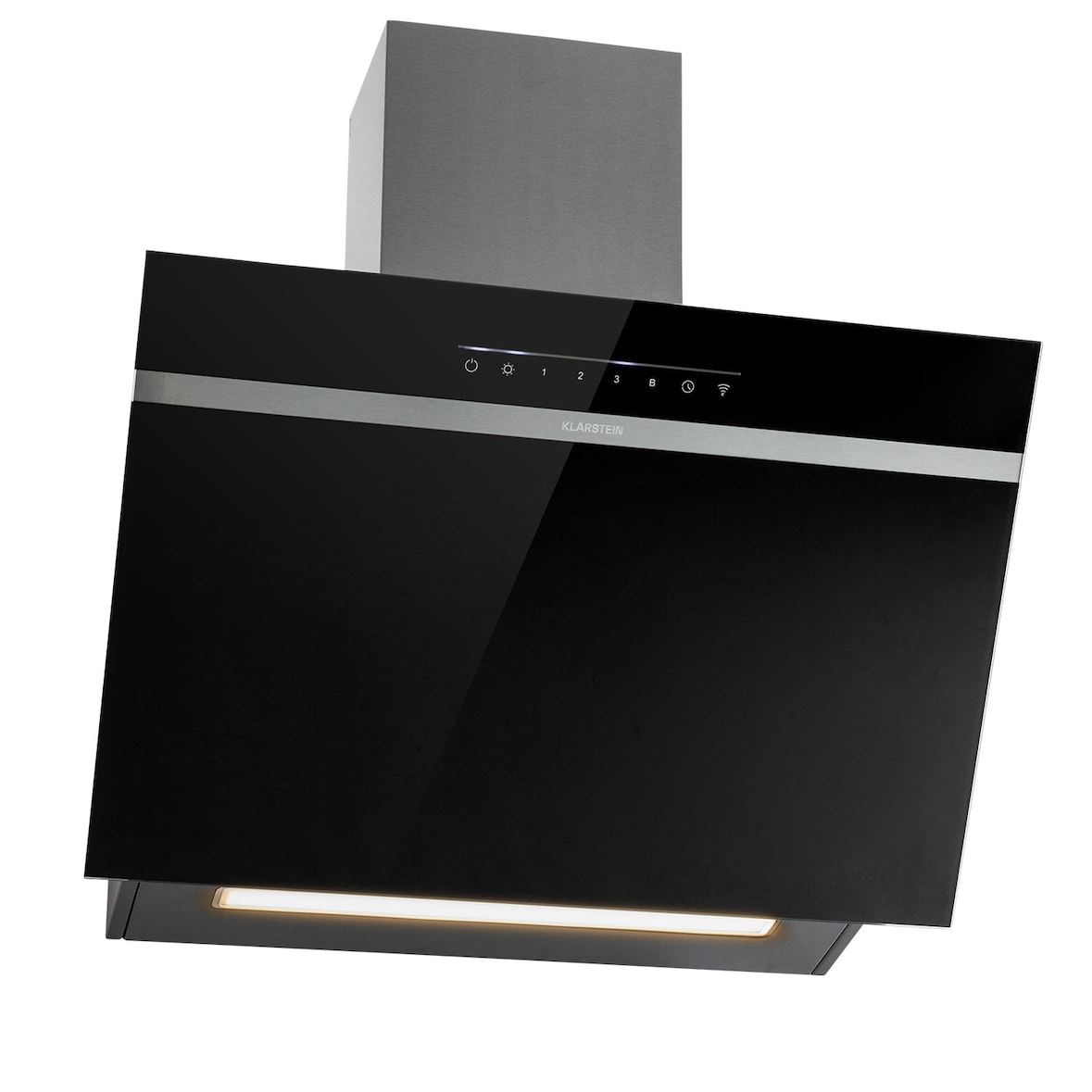 Klarstein Ava 60 Dunstabzugshaube 60cm Wandhaube WiFi A++ 515m³/h Touch Schwarz