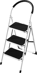 Rijoka Keukentrap Inklapbaar - Huishoudtrap 2 Treden - 150kg Draagkracht - Anti-Slip Treden - Sponge Handgrepen kopen? Vergelijk aanbiedingen