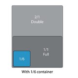 thumbnail of Vogue Polycarbonat Gn-Behälter Gn1/6 150Mm