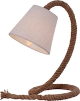 thumbnail of Näve Tischleuchte mit Textilschirm "Rope" h: 35cm l: 26cm b: 18cm