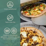 thumbnail of Honest Pack mehrweg Pizzabox 33x3,5 cm, 20 Stk. – 100% recycelbarer Pizzakarton – Robust, stapelbar, platzsparend – Mikrowellen- und spülmaschinenfest