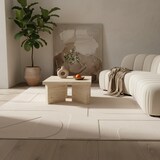 thumbnail of Teppich Schlafzimmer Skandinavisch Elegant Waschbar Wohnzimmer Esszimmer Pflegeleicht Creme 80x150 cm OEKO-TEX – LAVAREDO von Kadima Design