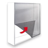 thumbnail of Zanzariera adesiva per finestre bianca in poliestere - 150x180 cm