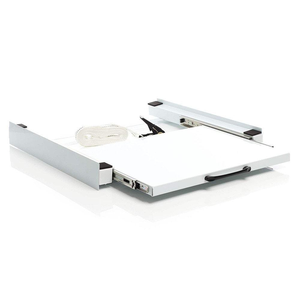 Tussenstuk wasmachine en droger met uitschuifbaar blad