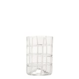 thumbnail of Zafferano Twiddle - Set van 6 gekleurde geblazen glazen, 35 cl - Handgemaakte tumblers met witte decoratie, vaatwasserbestendig