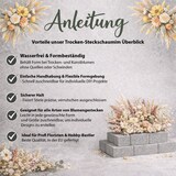 thumbnail of Trocken Steckschaum Kranz 40cm ringförmige Plastikunterlage Trockenblumen Kunstblumen Steckmasse Steckschwamm Blumensteckschaum Ring Floristik Zubehör