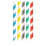 thumbnail of Garcia de Pou 2400 Unità - Canucce Dritte A Strisce 'Bubble Tea' 'Paper' Ø1,2X20 Cm Colori Varie Carta