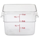 thumbnail of CAMBRO - 12SFSCW-135 - Recipiente quadrado 11,4 L - 25,6 x 31 x 21 cm - Transparente (Tampa não incluída)