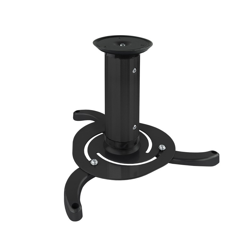 Tooq Soporte Universal de Techo para Proyector - Inclinable y Giratorio - Peso Max 10Kg - Color Negro PJ1010TN-B