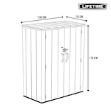 thumbnail of Armario exterior ultrarresistente Lifetime 136x70x172 cm uv100