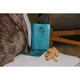 thumbnail of Clairefontaine 4x Ginkgo, Notizbuch aus Leder, A5 14,8x21 cm, 72 Blatt liniert 90g, sortiert - 115949C