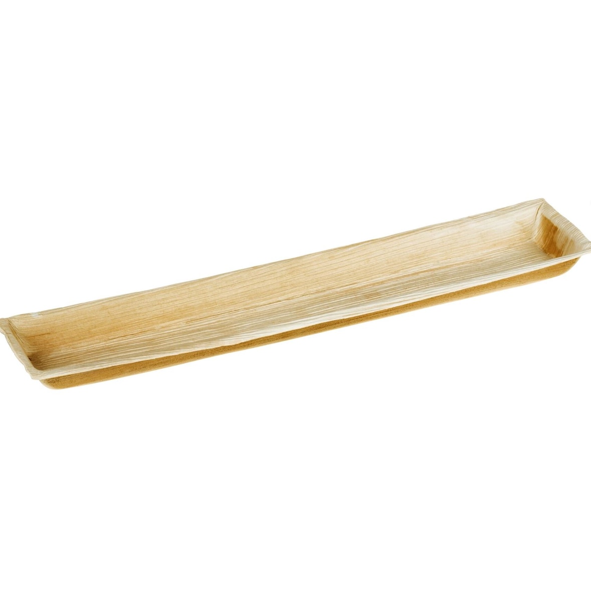 Palmblatt Schale lang 41 x 8,5 x 2,5 cm Muster AUSLAUF PRODANA