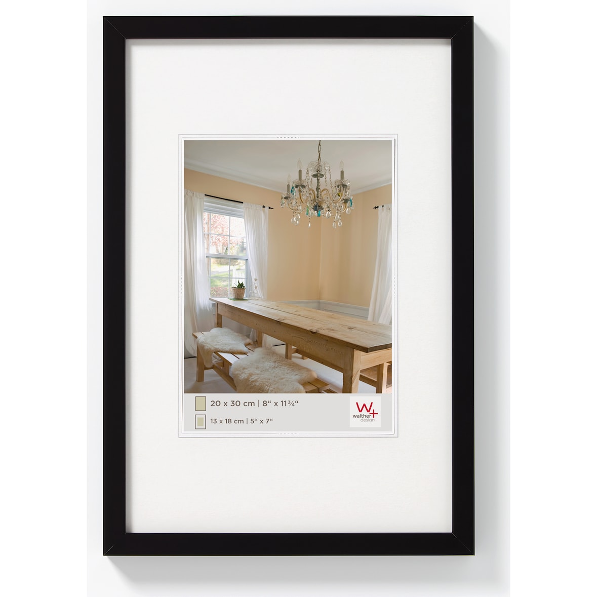 Peppers Houten Fotolijst 15x20 cm ZWART