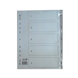 thumbnail of Separadores de plástico numerados A4 (1 a 5)