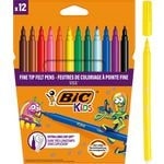 thumbnail of Etui de 12 feutres de coloriage Visa, pointe ogive, coloris assortis