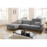 thumbnail of KAWOLA Sofa RICARDA Ecksofa Cord grau Recamiere links