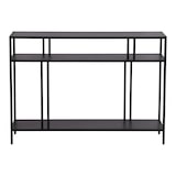 thumbnail of Helloshop26 - Mesa de consola em metal 78 x 110 x 30 cm preta 03_0008582