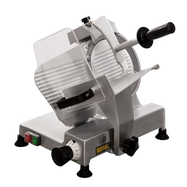 Buffalo vleessnijmachine 22cm snijblad