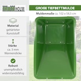 thumbnail of 2-Rad Schubkarre XL 200 L 300 kg Gartenschubkarre Schiebkarre Hofkarre Luftrad Metallfelge grün