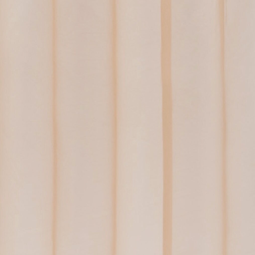 Dekoschal Noella Schlaufe Voile 2er Pack 140 x 145cm beige - nude