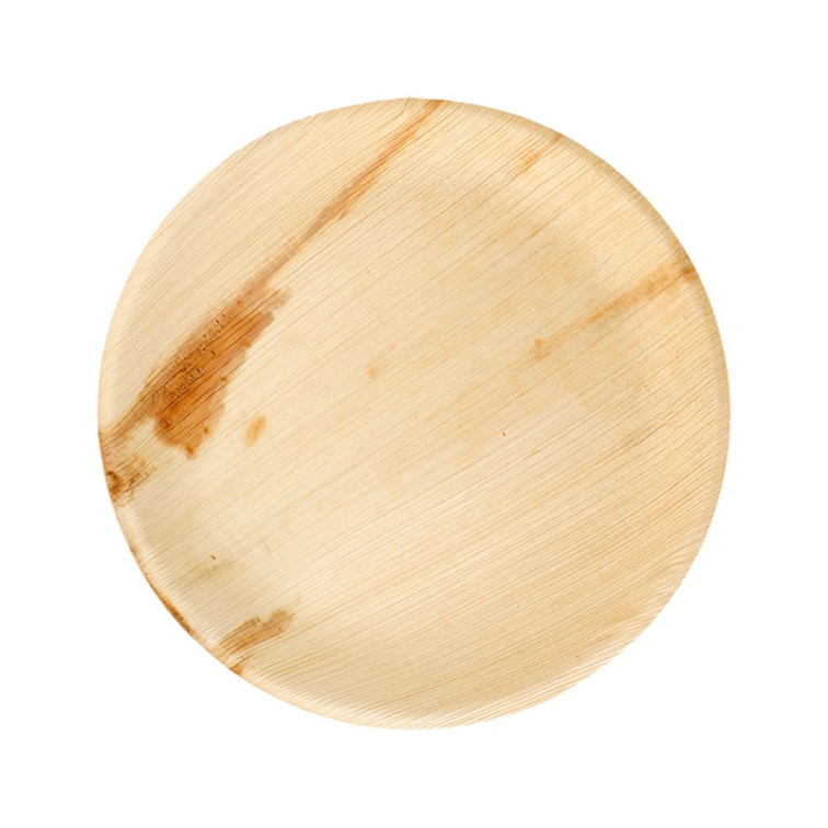 MONOUSO - Prato de Folha de Palmeira Ø23cm (25 Uds)