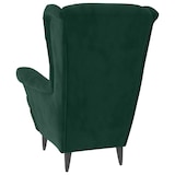 thumbnail of vidaXL Ohrensessel mit Hocker Dunkelgrün Samt