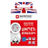 thumbnail of Adattatore da viaggio Skross Europe to UK, per dispositivi a 2 e 3 poli