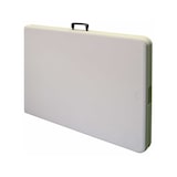 thumbnail of Inklapbare tuintafel 180x75xH74 cm Wit Hoge weerstand Polypropyleen Camping Recepties KZ GARDEN