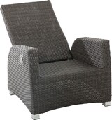 thumbnail of Tarrington House Poltrona Madrid , alluminio/rattan PE/ poliestere,  73.5 x 85 x 106 cm (La x Pr x Al), con schienale regolabile, grigio