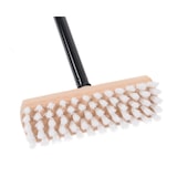 thumbnail of Universal Schrubber 22cm Breit mit Teleskopstiel ausziehbar weiße Borsten Schrubberbürste Scheuerbürste Haushaltsschrubber