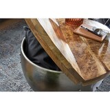 thumbnail of Couchtisch Mango Massivholz / Metall 60x43x60 cm Industrial Style Rund, Design Wohnzimmertisch mit Stauraum, Moderner Loungetisch Sofatisch