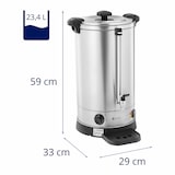 thumbnail of Helloshop26 - Erogatore di acqua calda 197 litri 2500 watt vaschetta raccogli gocce argento 14_0004290