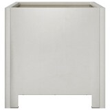 thumbnail of Helloshop26 - Conjunto de 2 jardineiras elevadas para plantas flores jardim e terraços 30 x 30 x 30 cm aço inoxidável prata 02_0038922