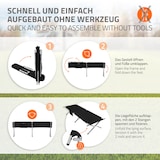 thumbnail of XL Feldbett 210cm Bett Klappbett Liege Tasche Gästebett 150kg