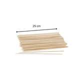thumbnail of Lot de 50 piques en bois pour brochettes de 25 cm Fackelmann Nature