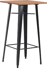 thumbnail of Helloshop26 - Hoher Bar-/Bistrotisch schwarz 108 cm Kiefernholz und Stahl 0902113