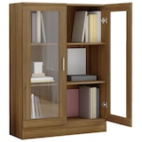 thumbnail of vidaXL Vitrinenschrank Braun Eiche-Optik 82,5x30,5x115cm Holzwerkstoff