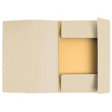thumbnail of Exacompta 55550E 50x Elastomap met 3 kleppen, glanskarton 400g/m², 24x32 cm voor formaat A4, geassorteerde pastelkleuren