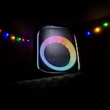 thumbnail of Lenco PA-101BK - Bluetooth® Party-Lautsprecher mit LED-Lichteffekten - 100W RMS, USB, 14 Stunden Batterielaufzeit - Schwarz