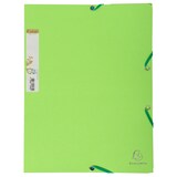 thumbnail of Exacompta Sammelmappe mit 3 Klappen und Gummizug und Rückenetikett aus Recycling-Karton zweifarbig 380g/qm Forever, 24x32cm für DIN A4