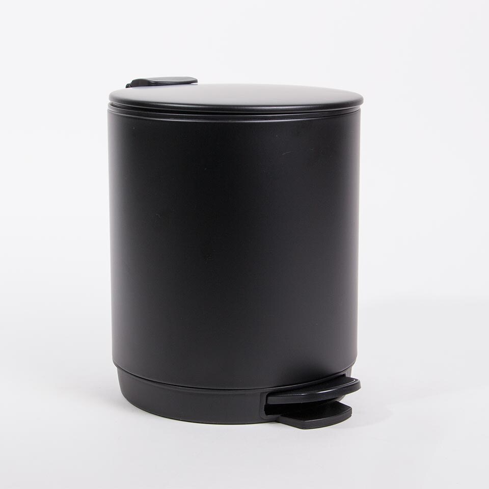 Balde do Lixo CAN com Pedal Preto 5L